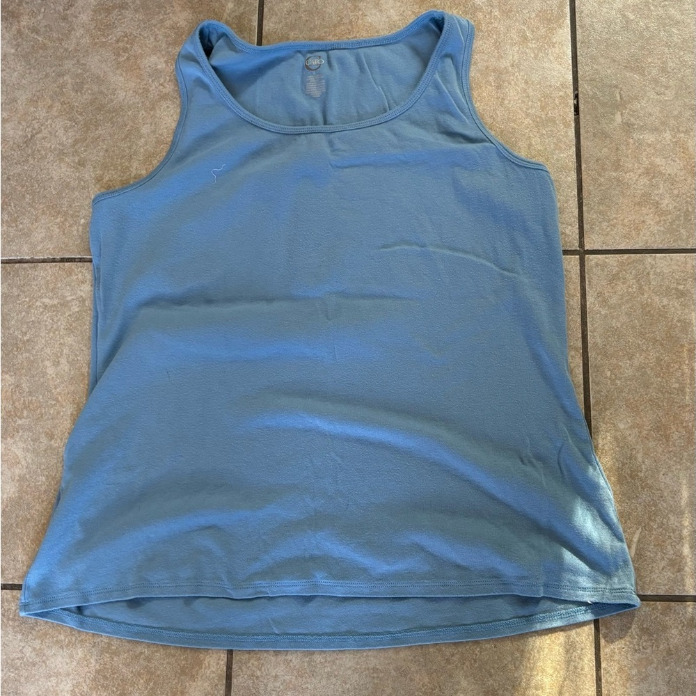 Cato light blue tank top